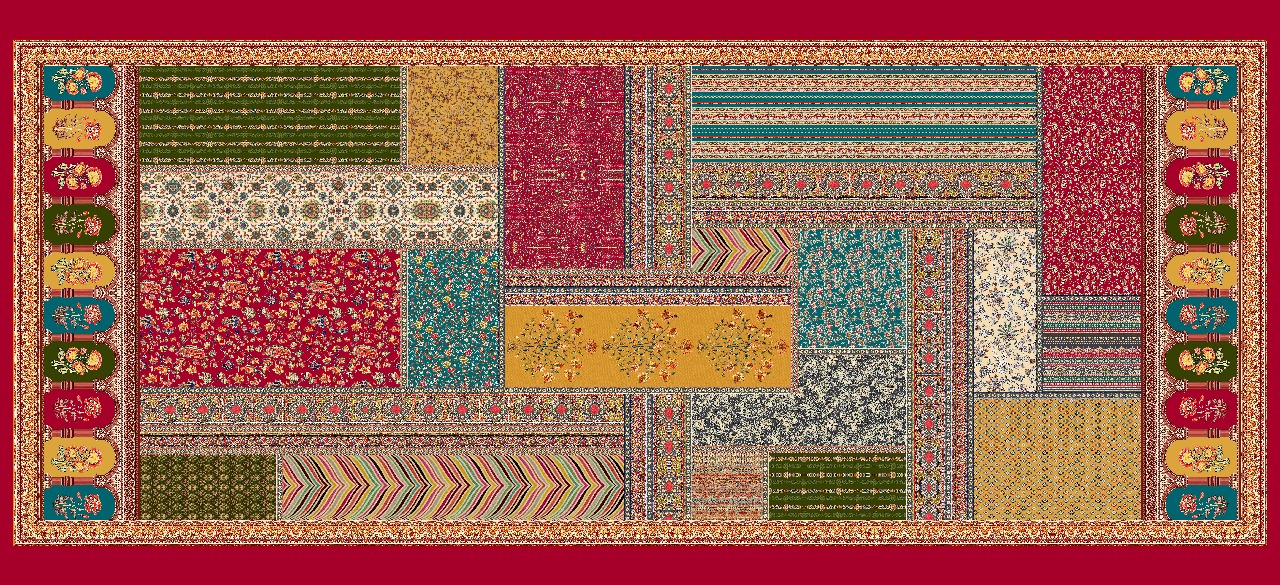 Rang Saaj Mirror-Embellished Chinon Dupatta
