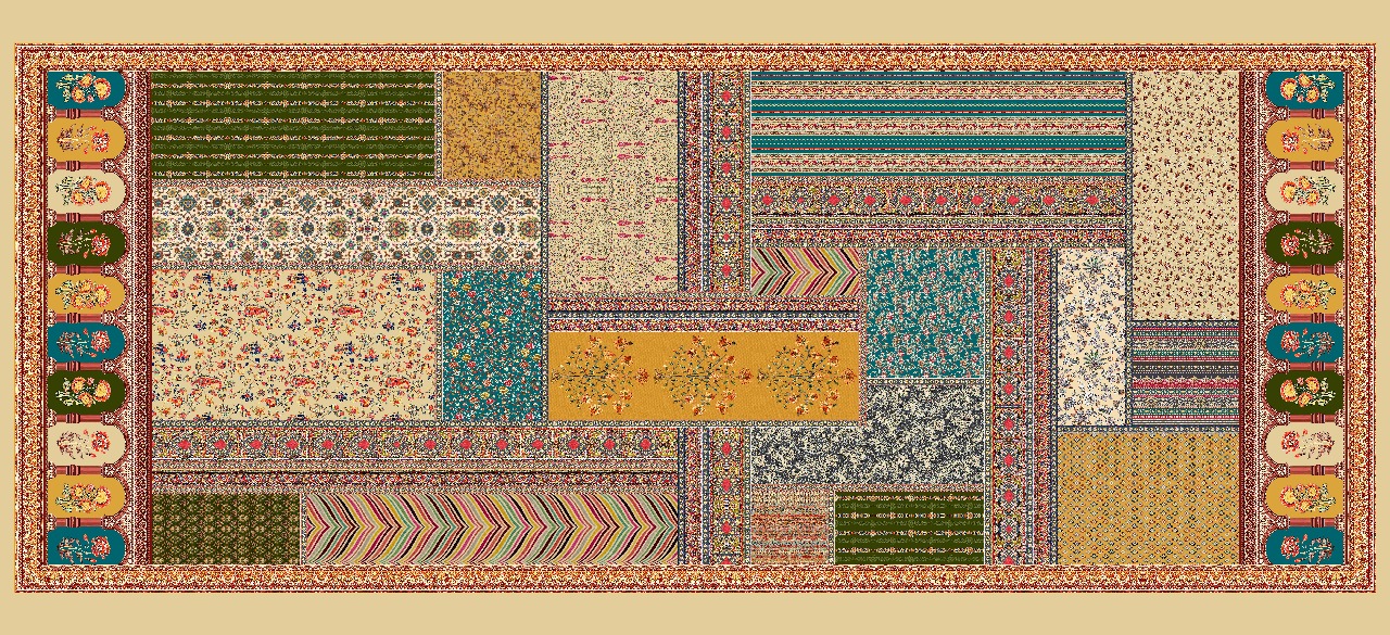 Gulrang Mirror-Embellished Chinon Dupatta