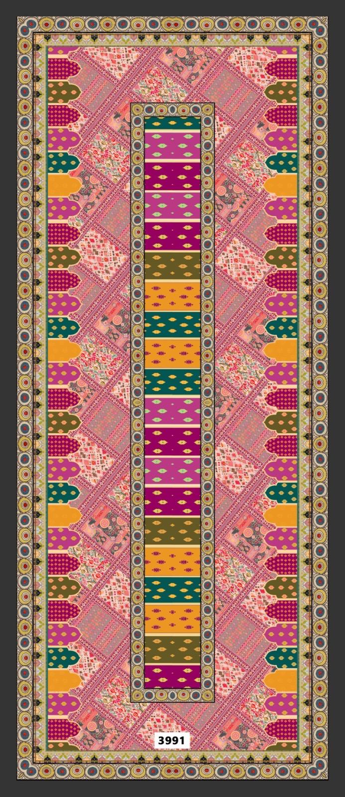 Rangriti Mirror-Embellished Chinon Dupatta