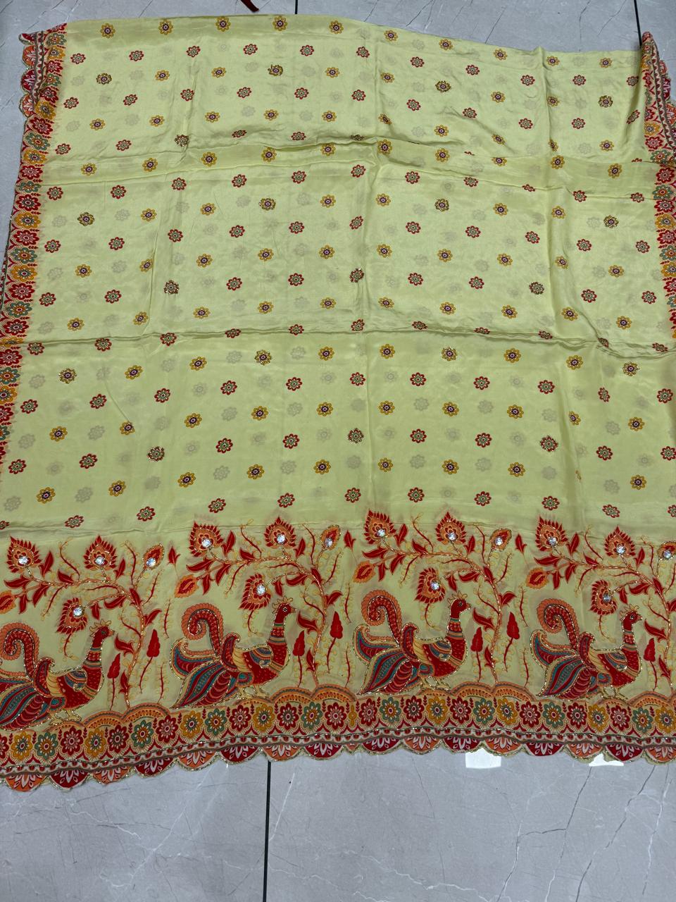 Ruhaniyaa Pure Crepe Handwork Dupatta