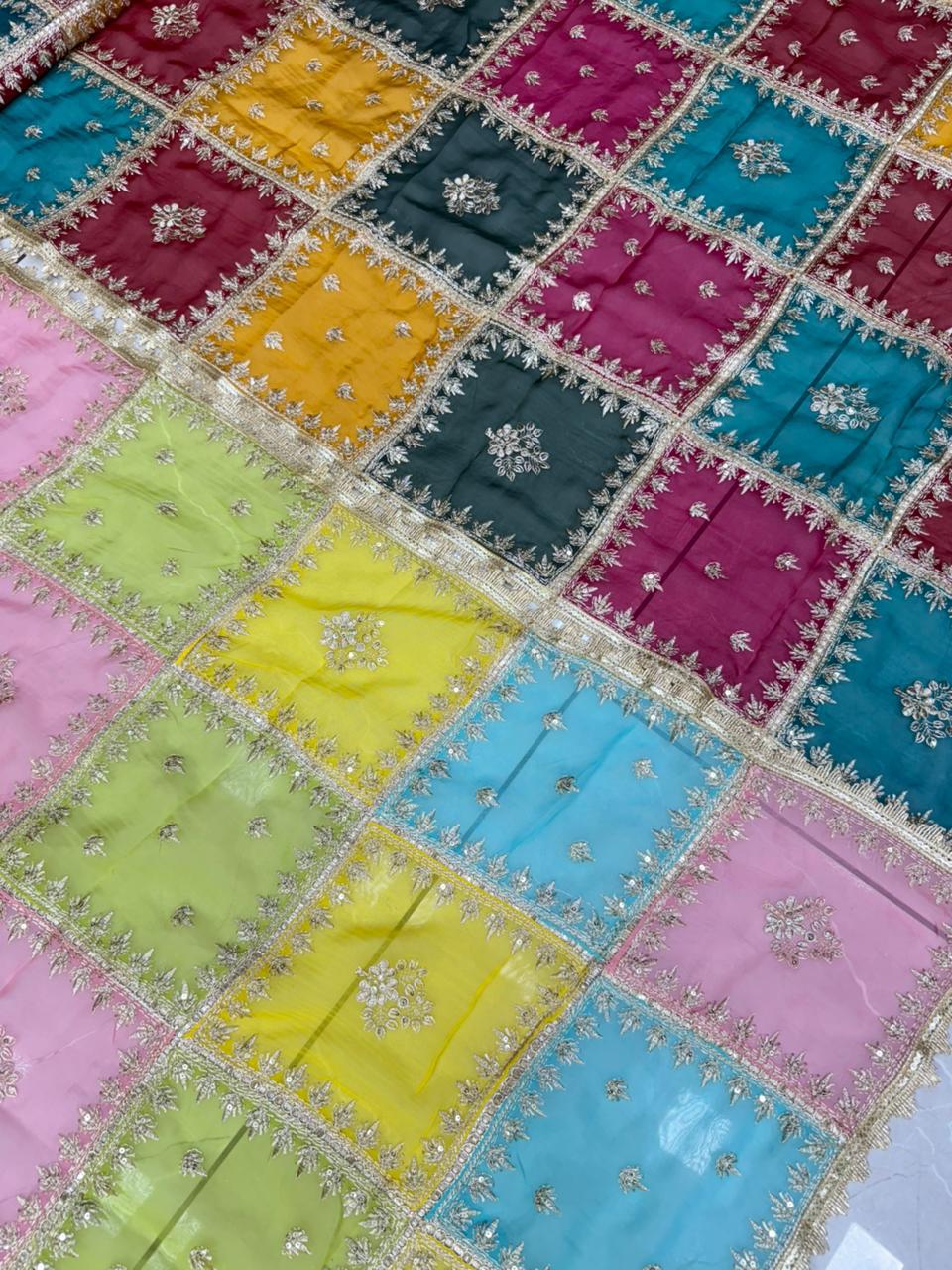 Noor Mahal Organza Dupattas