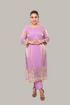 Lyla – 3-Piece Salwar Suit (Lilac)