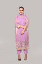 Lyla – 3-Piece Salwar Suit (Lilac)