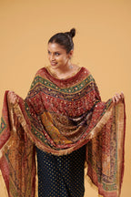 Rajnivaas Mirror-Embellished Chinon Dupatta