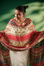 Rajvalli Mirror-Embellished Chinon Dupatta