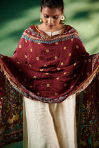 Kumudini  Pure Crepe Handwork Dupatta