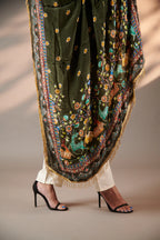 Raagvalli Pure Crepe Handwork Dupatta