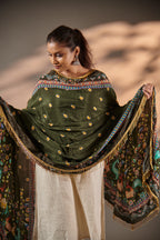 Raagvalli Pure Crepe Handwork Dupatta