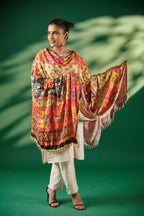 Rajkumari Mirror-Embellished Jacquard Dupatta