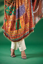 Rangini Mirror-Embellished Jacquard Dupatta