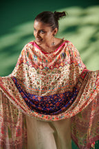 Sheesh Mahal Mirror-Embellished Jacquard Dupatta