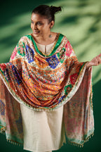Gulzaar Mahal Mirror-Embellished Jacquard Dupatta
