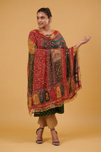 Rang Saaj Mirror-Embellished Chinon Dupatta