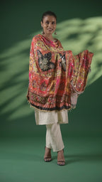 Rajkumari Mirror-Embellished Jacquard Dupatta