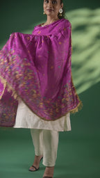 Vilasini Pure Crepe Handwork Dupatta