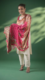 Gulnaar Mirror-Embellished Jacquard Dupatta