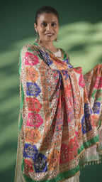 Gulzaar Mahal Mirror-Embellished Jacquard Dupatta