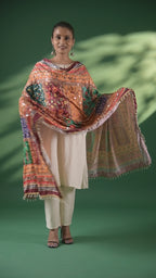 Rangini Mirror-Embellished Jacquard Dupatta