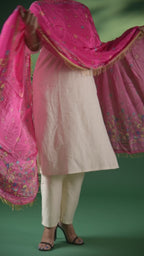 Rajnandini Pure Crepe Handwork Dupatta