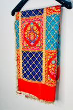 Afsana - Multicolor Crepe Dupatta