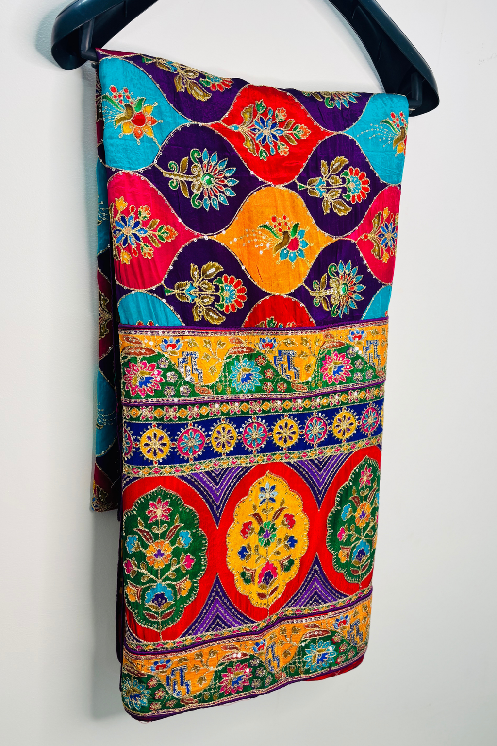 Suhana - Multicolor Crepe Dupatta