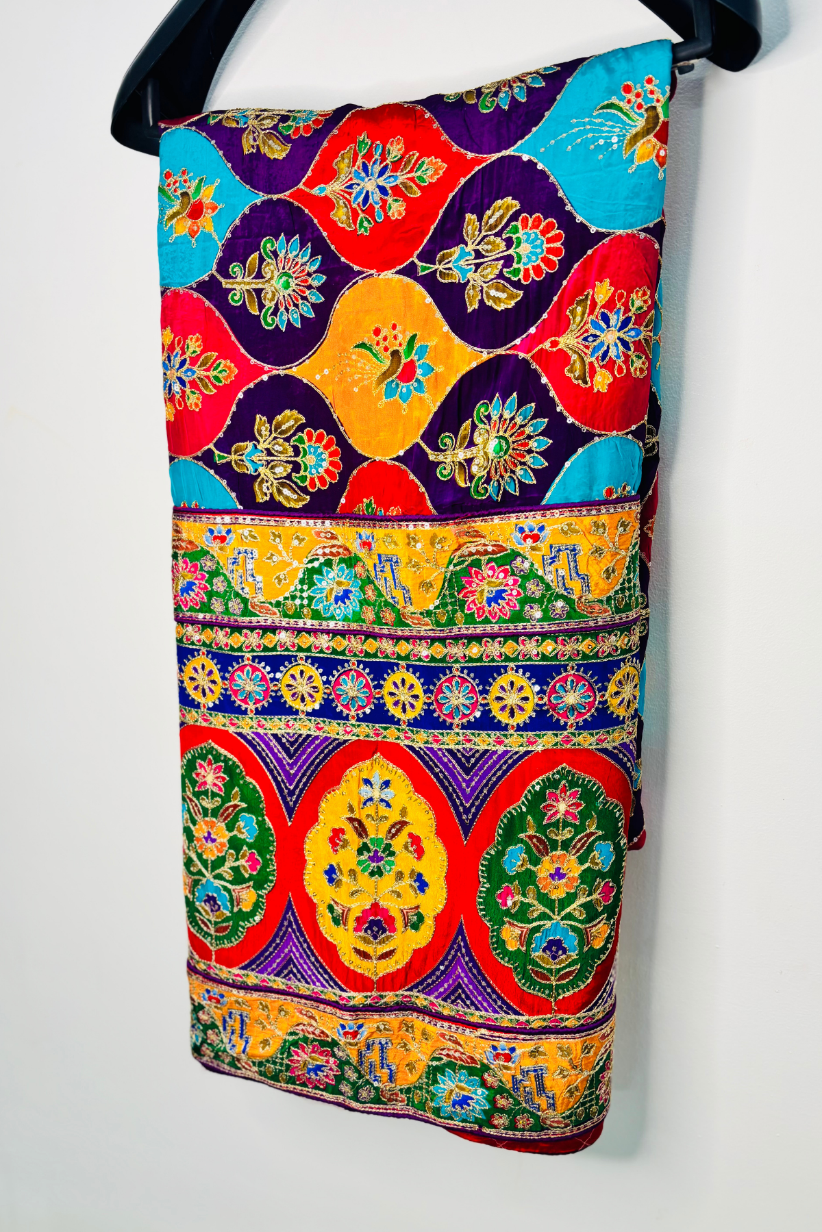 Suhana - Multicolor Crepe Dupatta