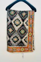 Zaheen - Black & Silver Crepe Dupatta