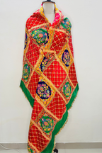Meherbaan - Multicolor Crepe Dupatta