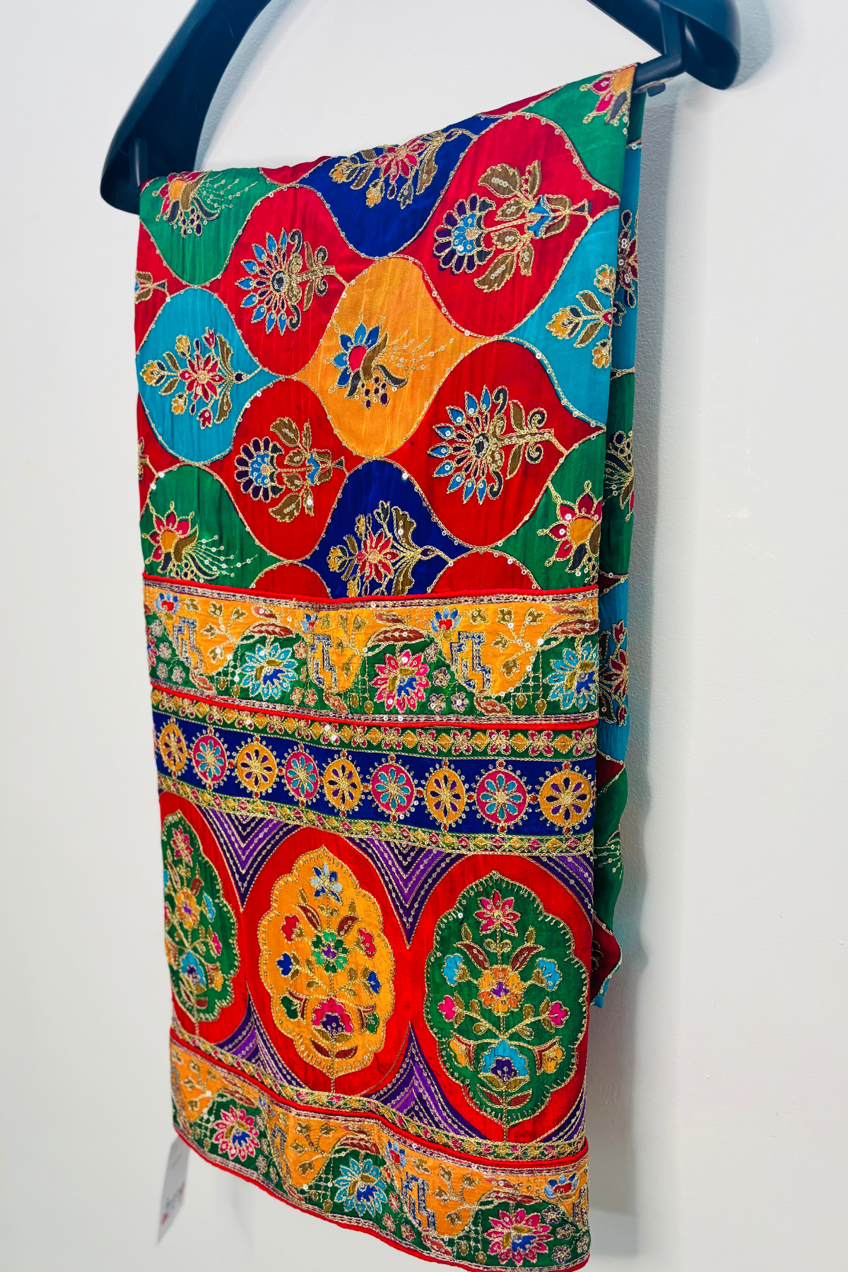 Aarunya - Multicolor Crepe Dupatta